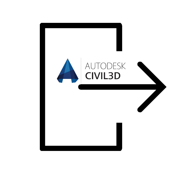 نحوه خروجی گرفتن از داده ها در civil 3d