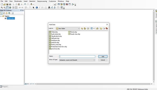 نحوه ساخت لایه در ارک جی ای اس