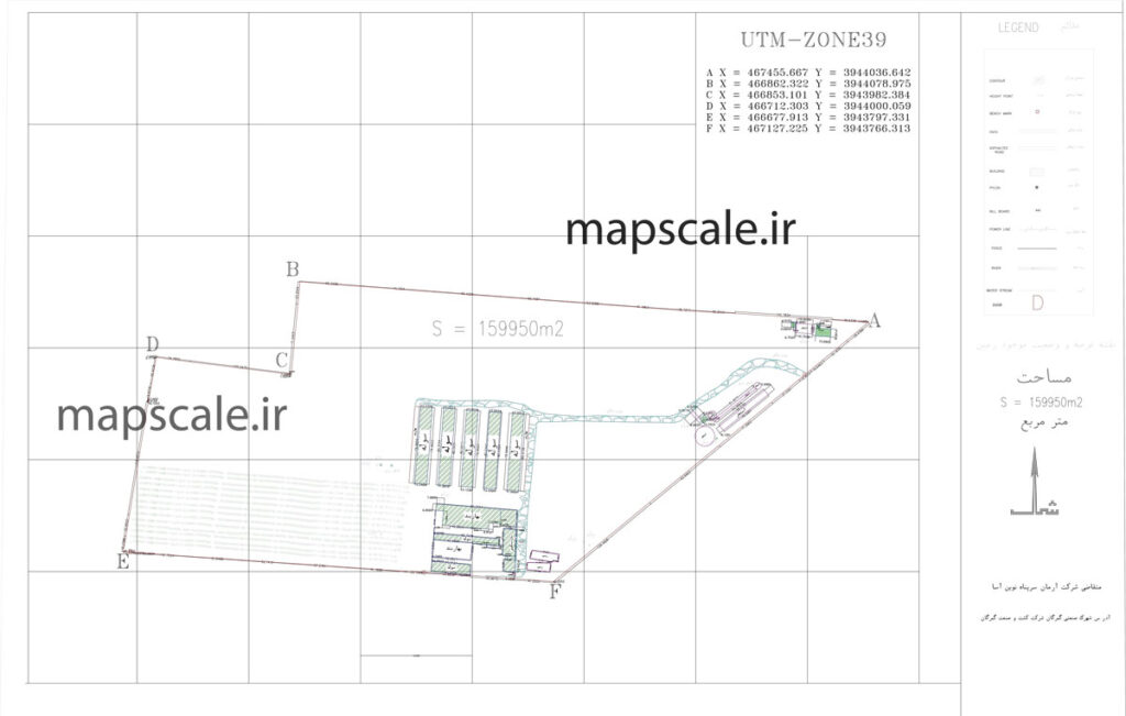 نقشه یو تی ام