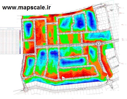 محاسبه حجم عملیات خاکی