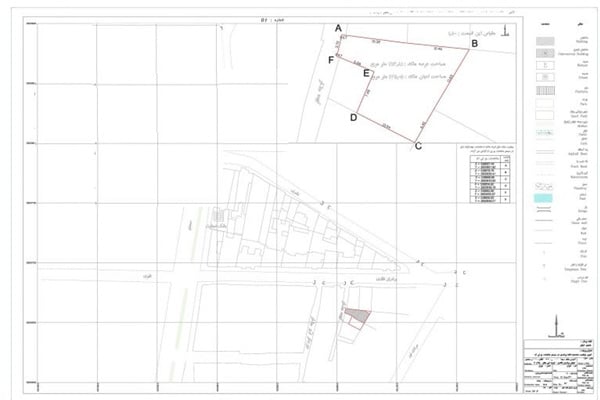 نقشه برداری عرصه ملک