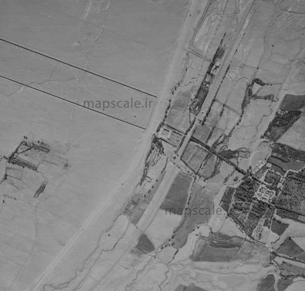 نمونه عکس هوایی سال 1346