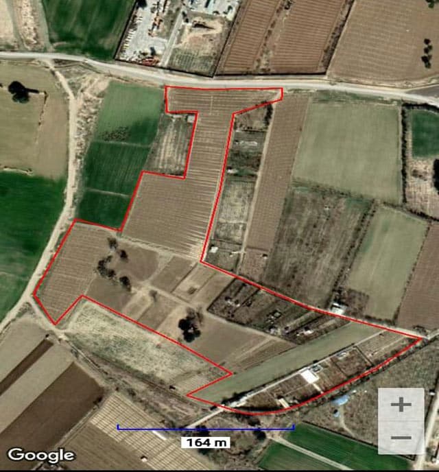 نقشه یو تی ام زمین کشاورزی