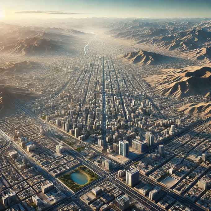 نقشه هوایی خراسان رضوی