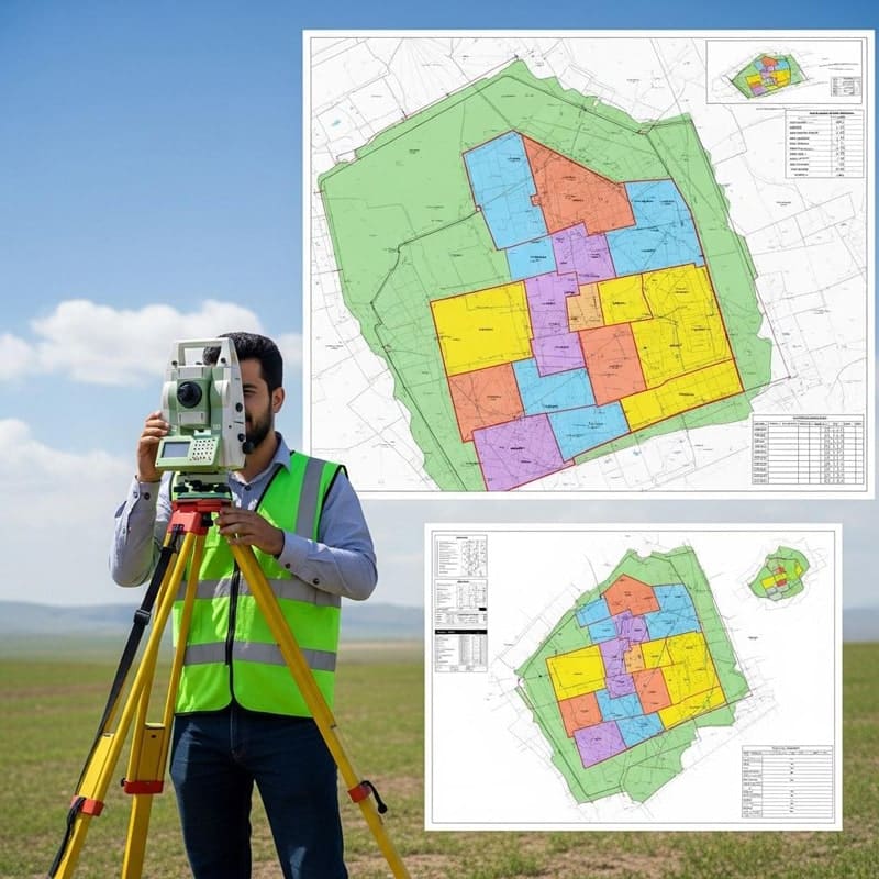 از جمله مراحل تهیه سند،تهیه نقشه یو تی ام