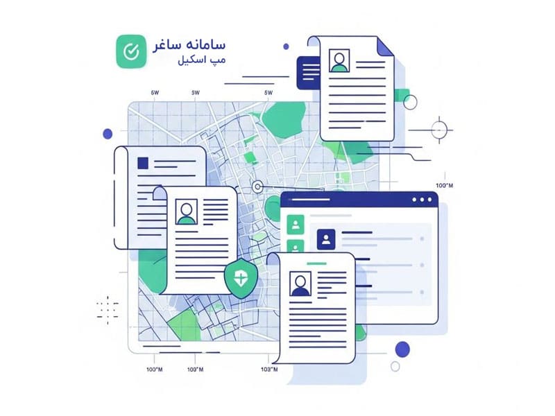 ثبت اسناد غیررسمی و نقشه UTM در سامانه ساغر