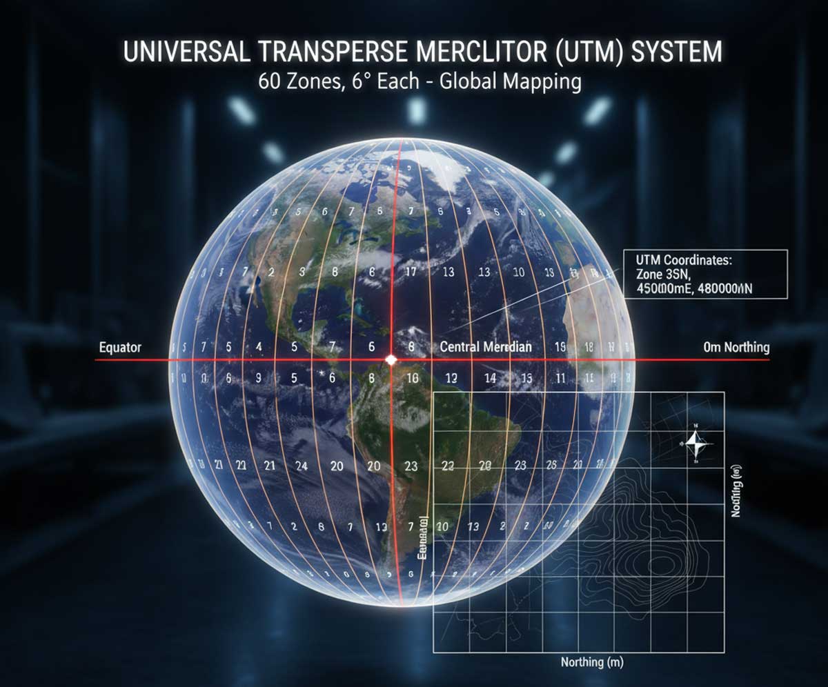 سیستم مختصات یو تی ام چیست