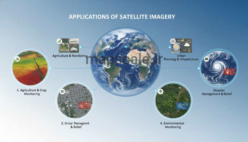 کاربردهای تصاویر ماهواره ای